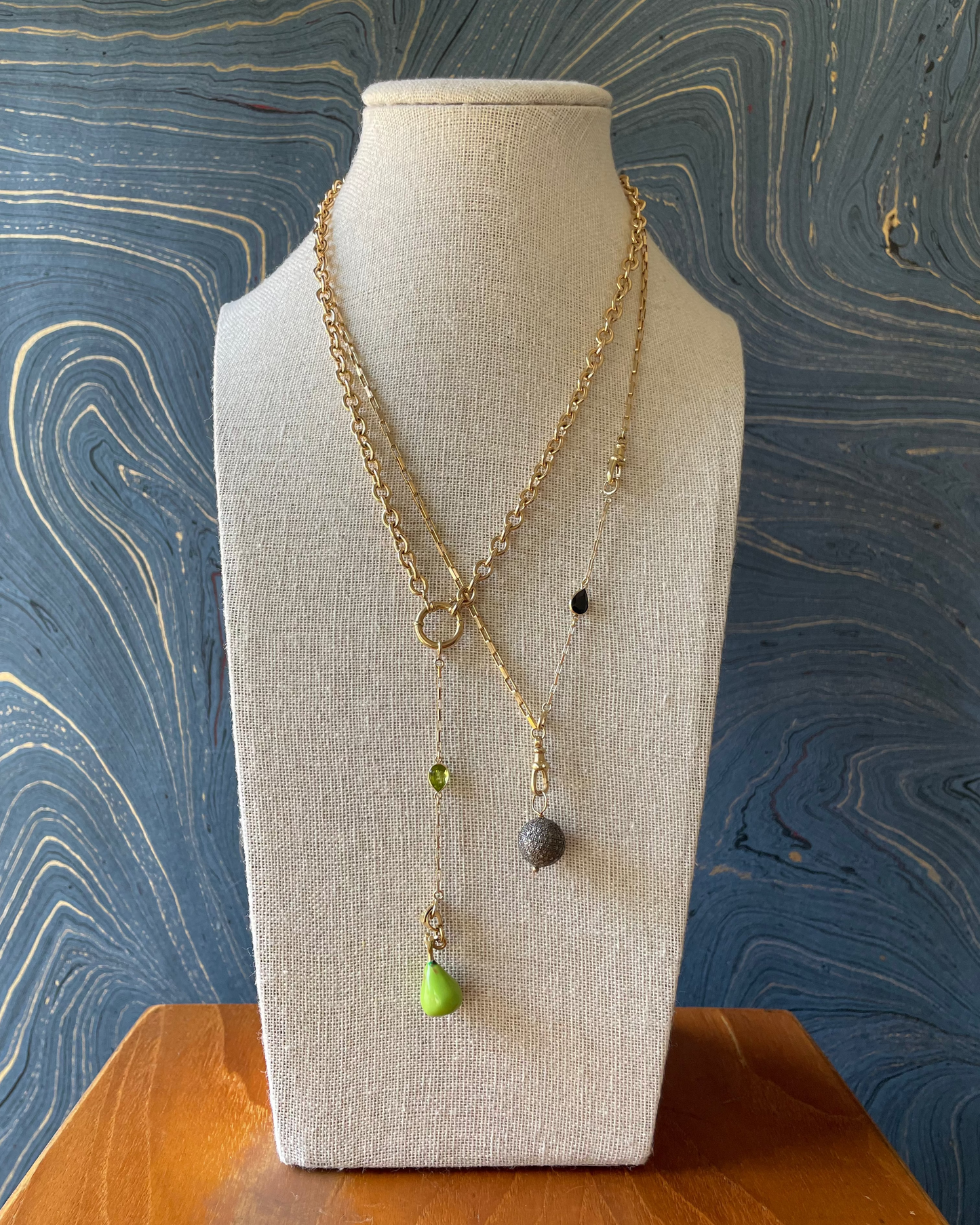 Pear Gem Stringy - 14k