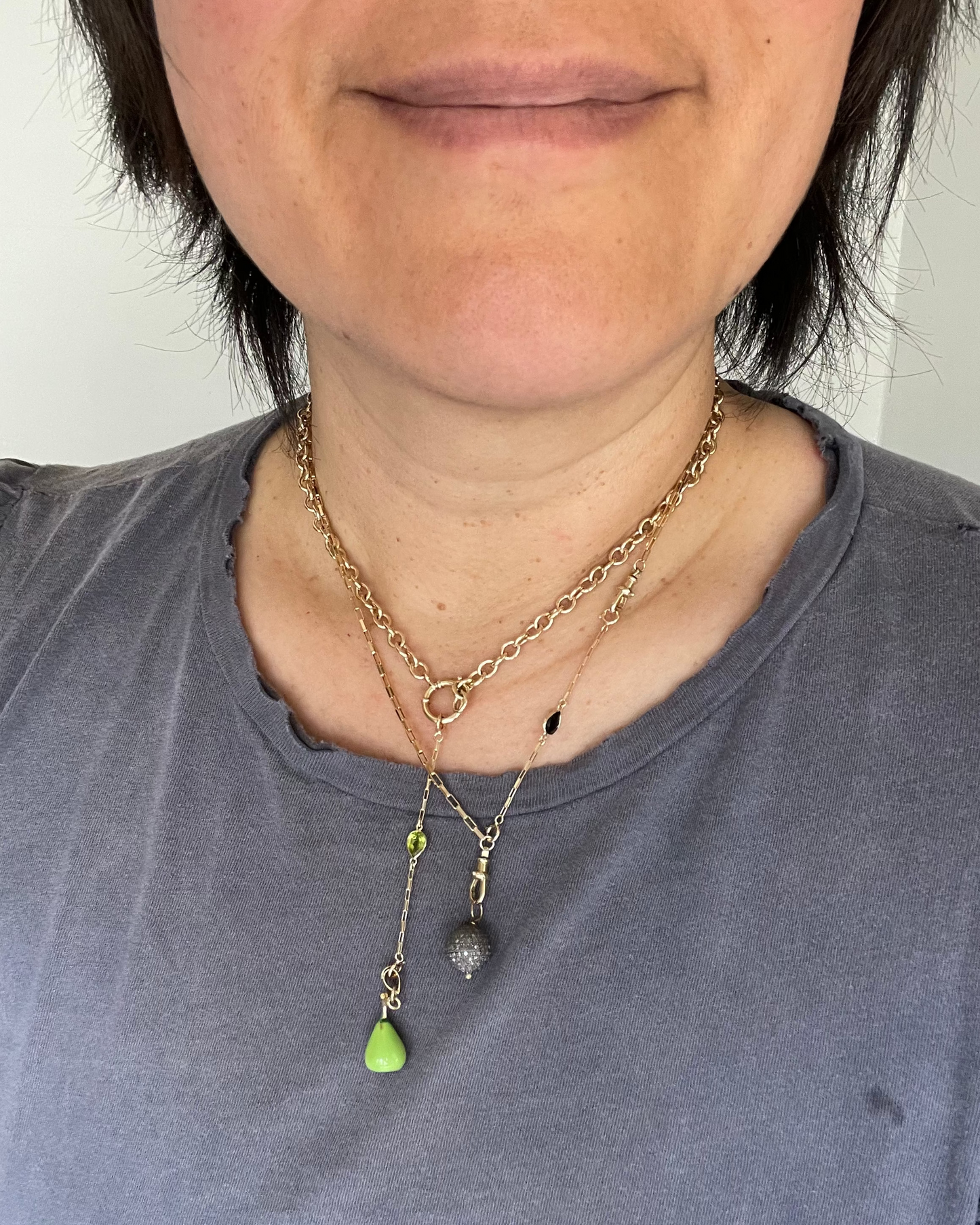 Pear Gem Stringy - 14k