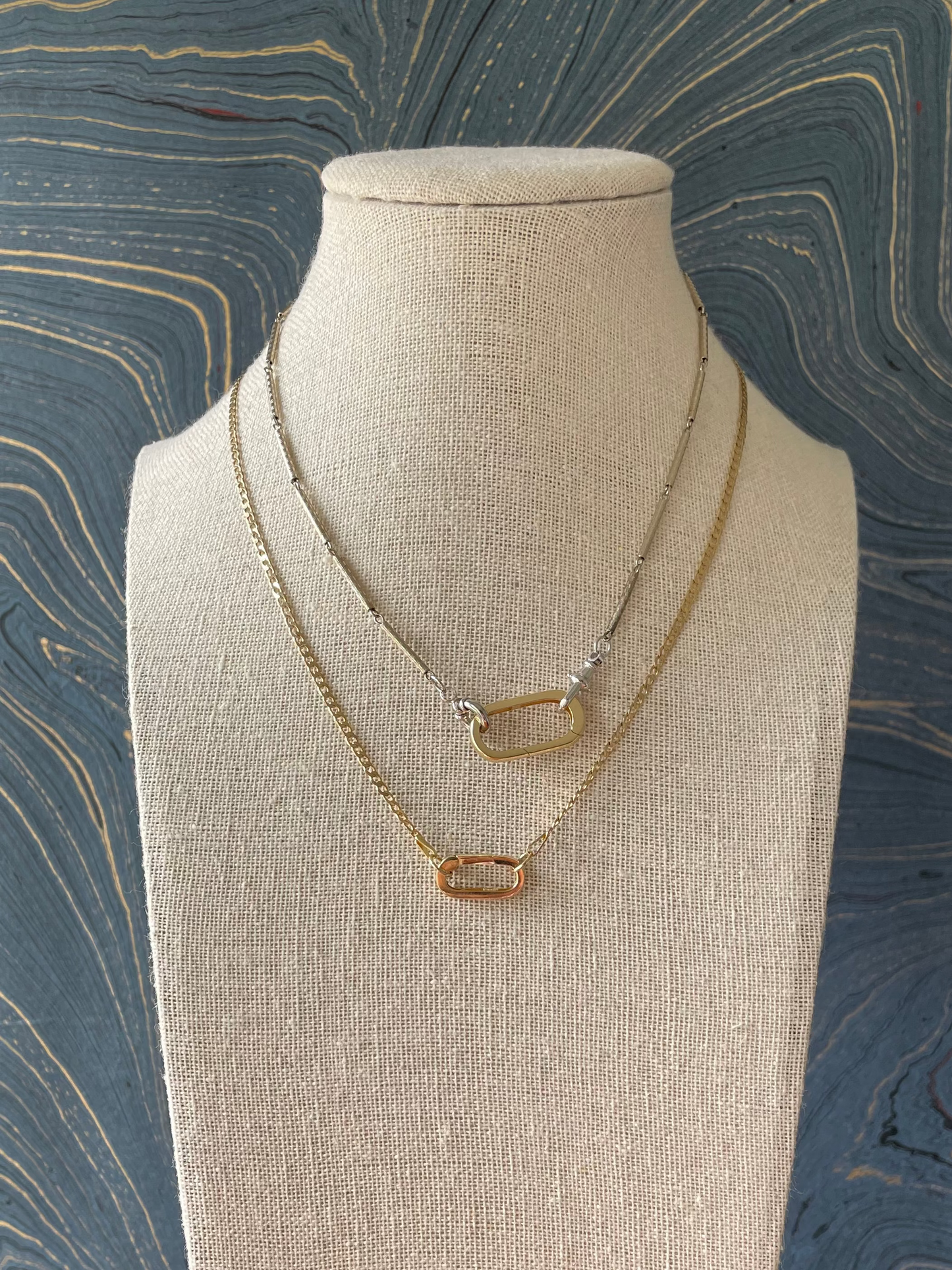 Barber Bar Chain Watchdogged - 14k