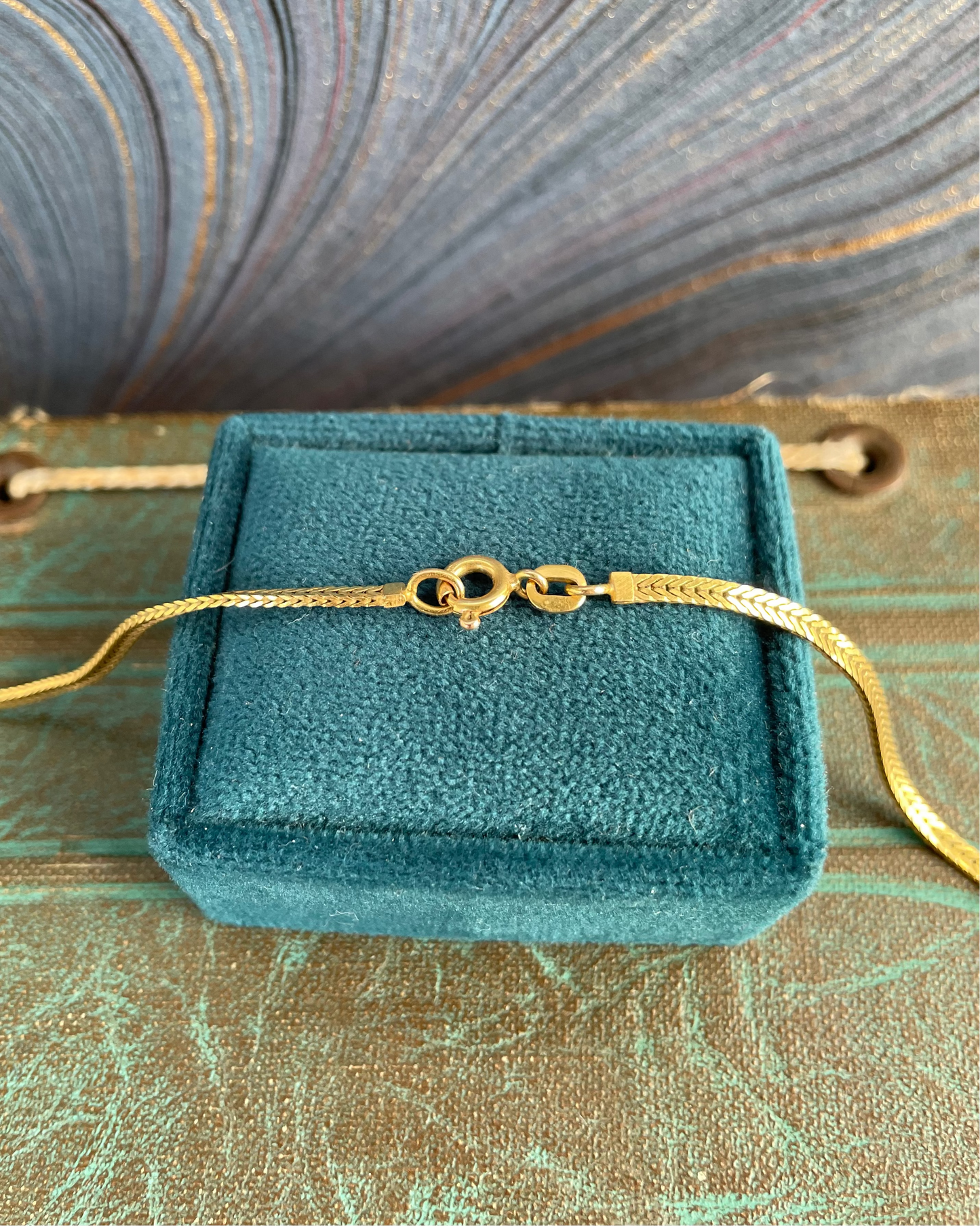 Rectangular Foxtail Chain - 13k