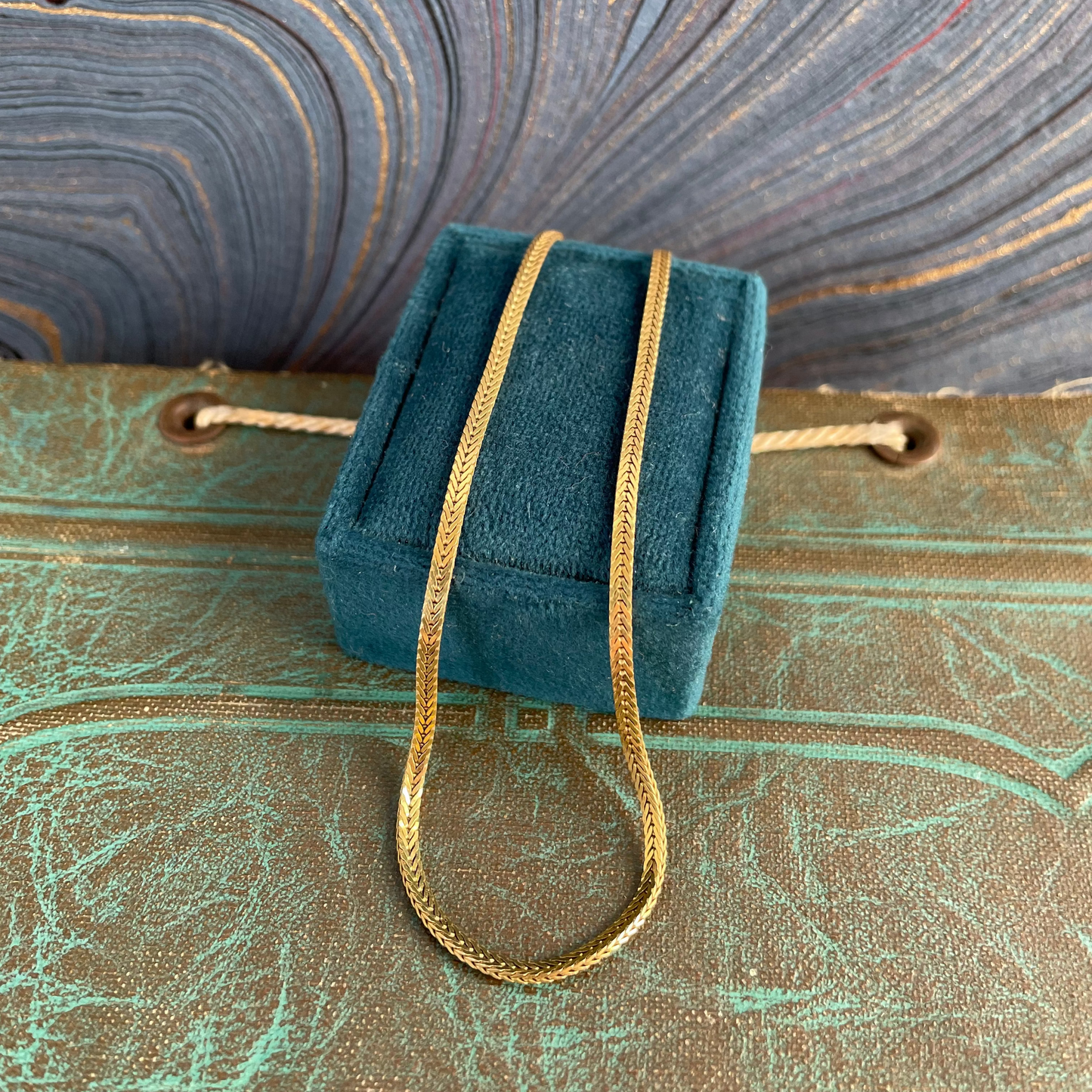 Rectangular Foxtail Chain - 13k