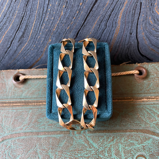 Ribbon Curb Bracelet - 9k