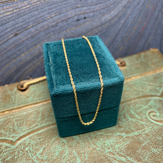 Faceted Rope Chain - 13k