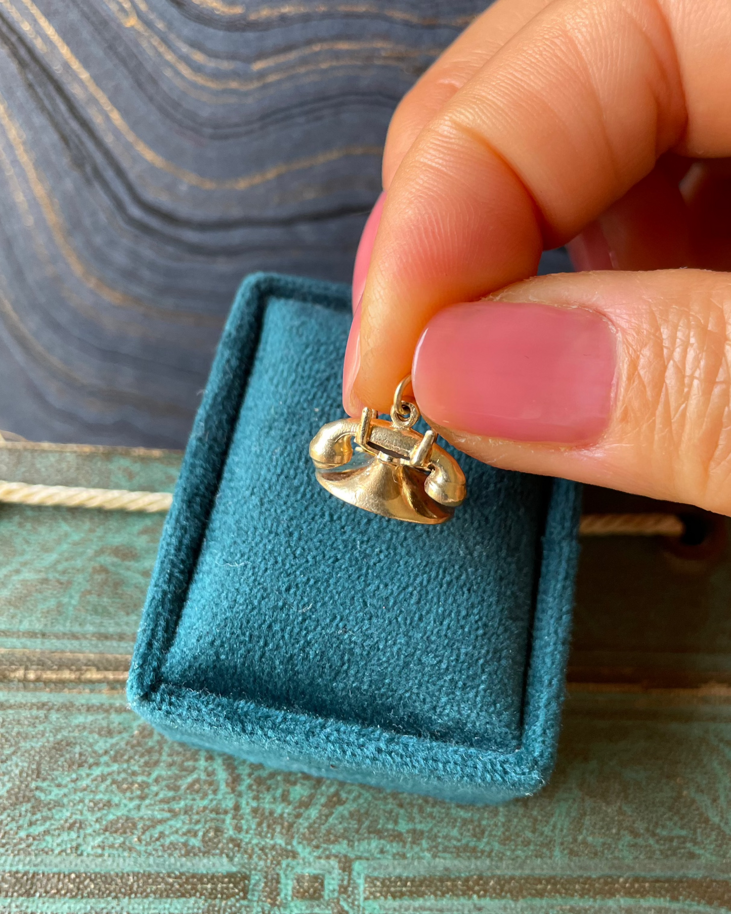 I Love You Phone Charm