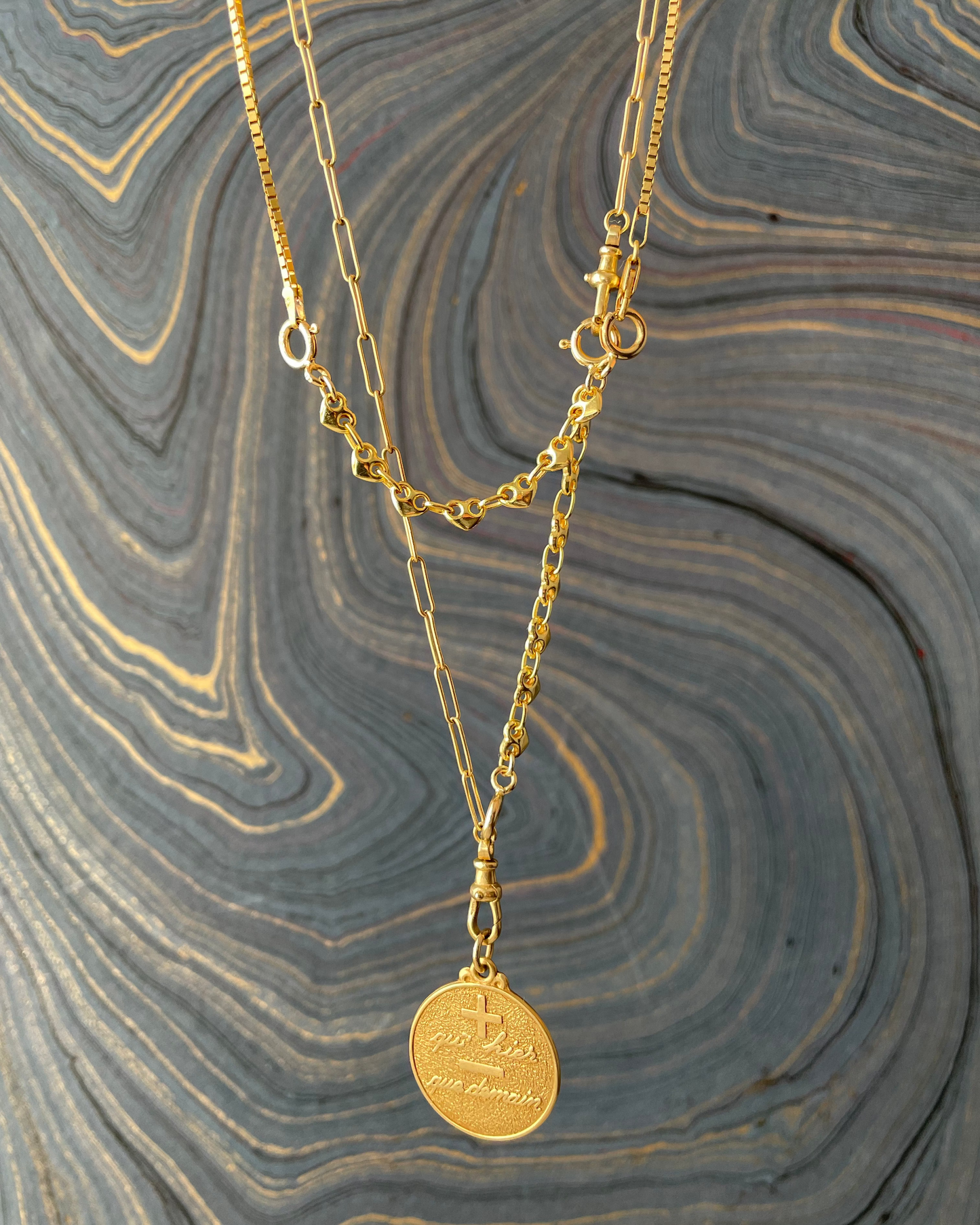 Stringy Heart Mariner Small - 14k