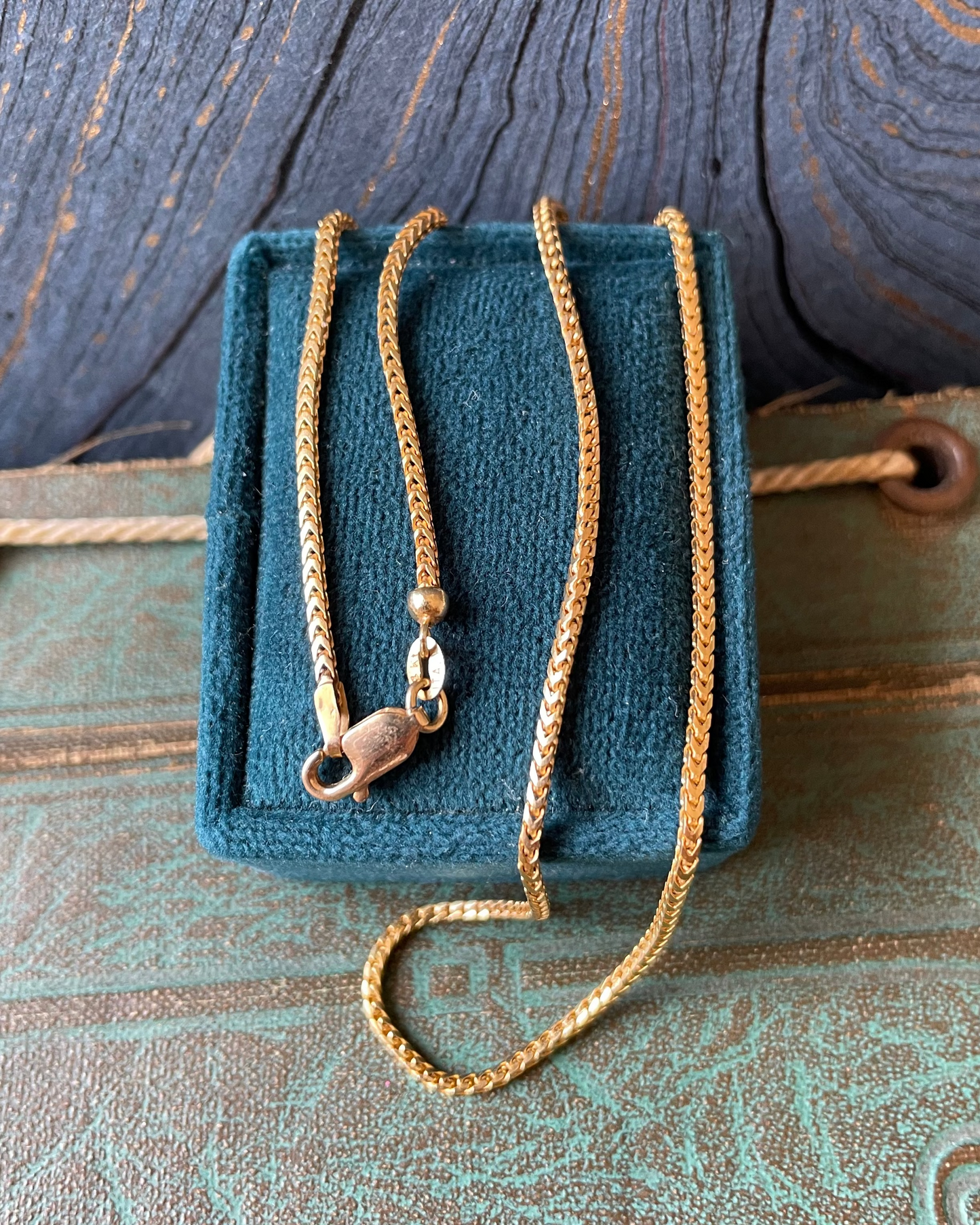 Short Foxtail Chain - 14k