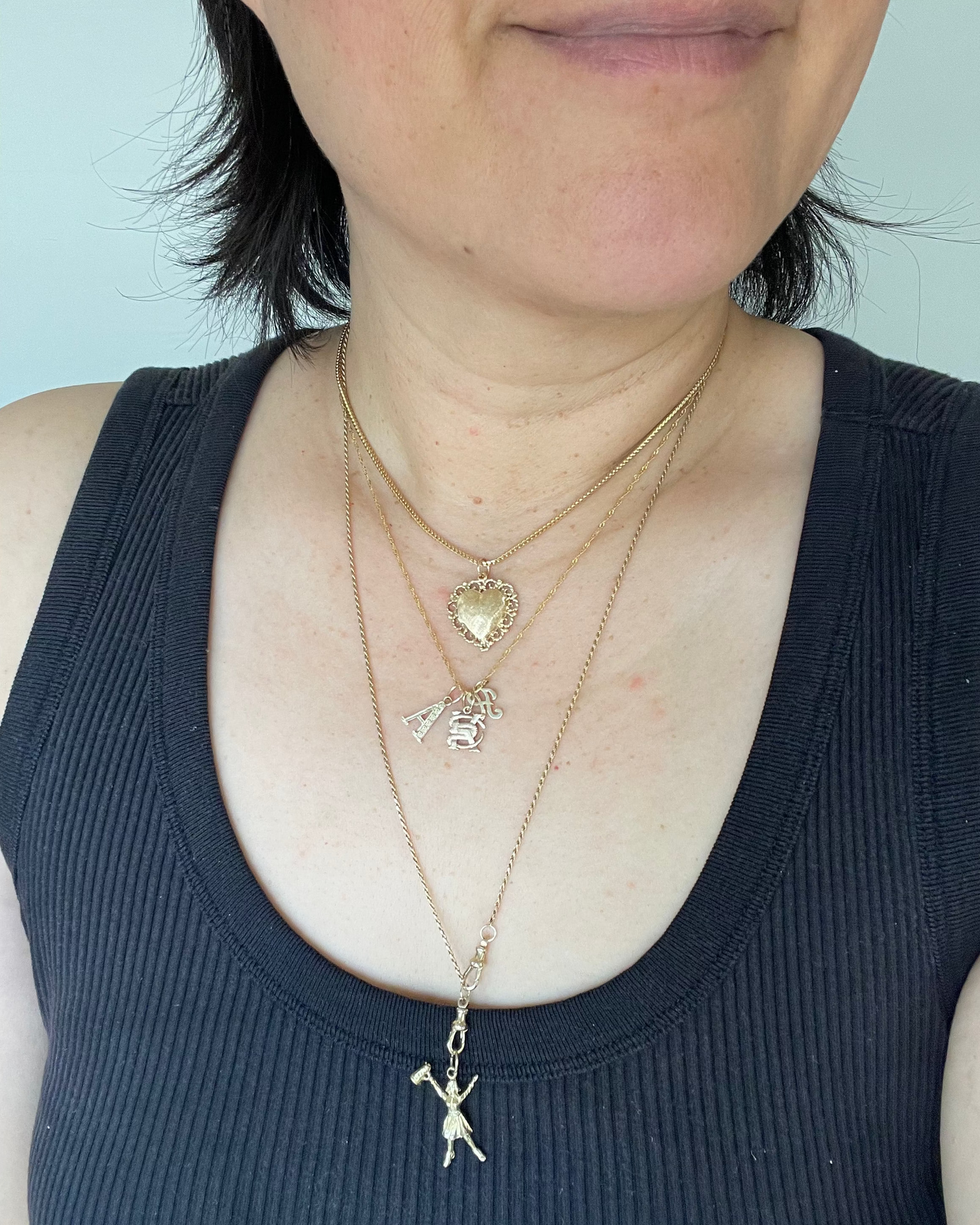 Short Foxtail Chain - 14k