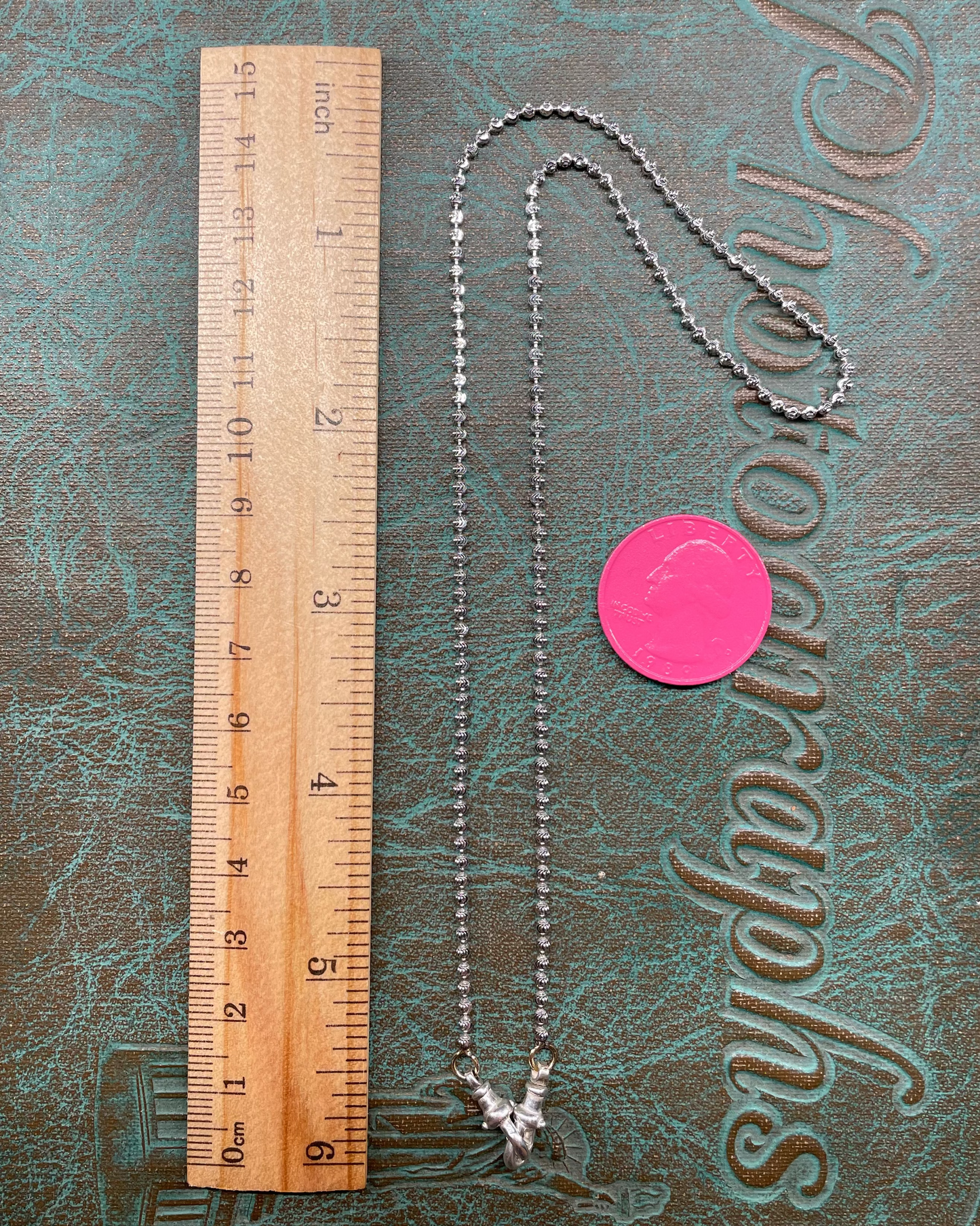 Double Dog Moon Chain - Silver