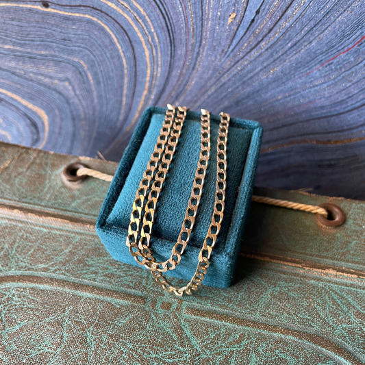 Square Curb Chain - 14k