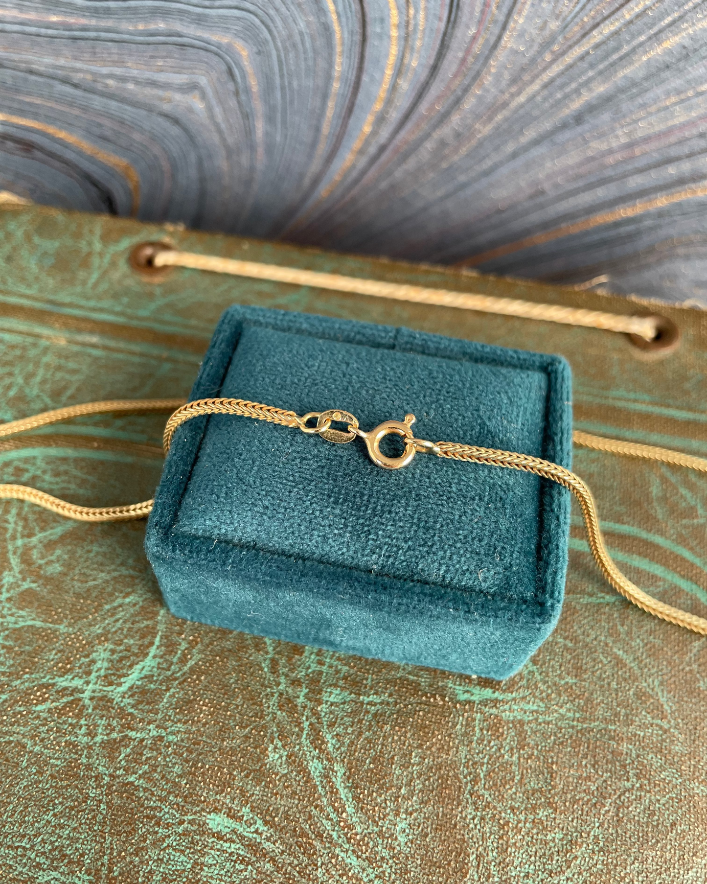 Square Franco Chain - 14k