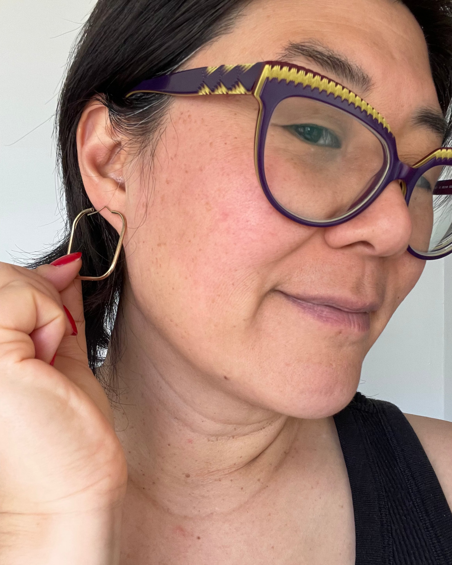 Square Hoop Earrings - 8k