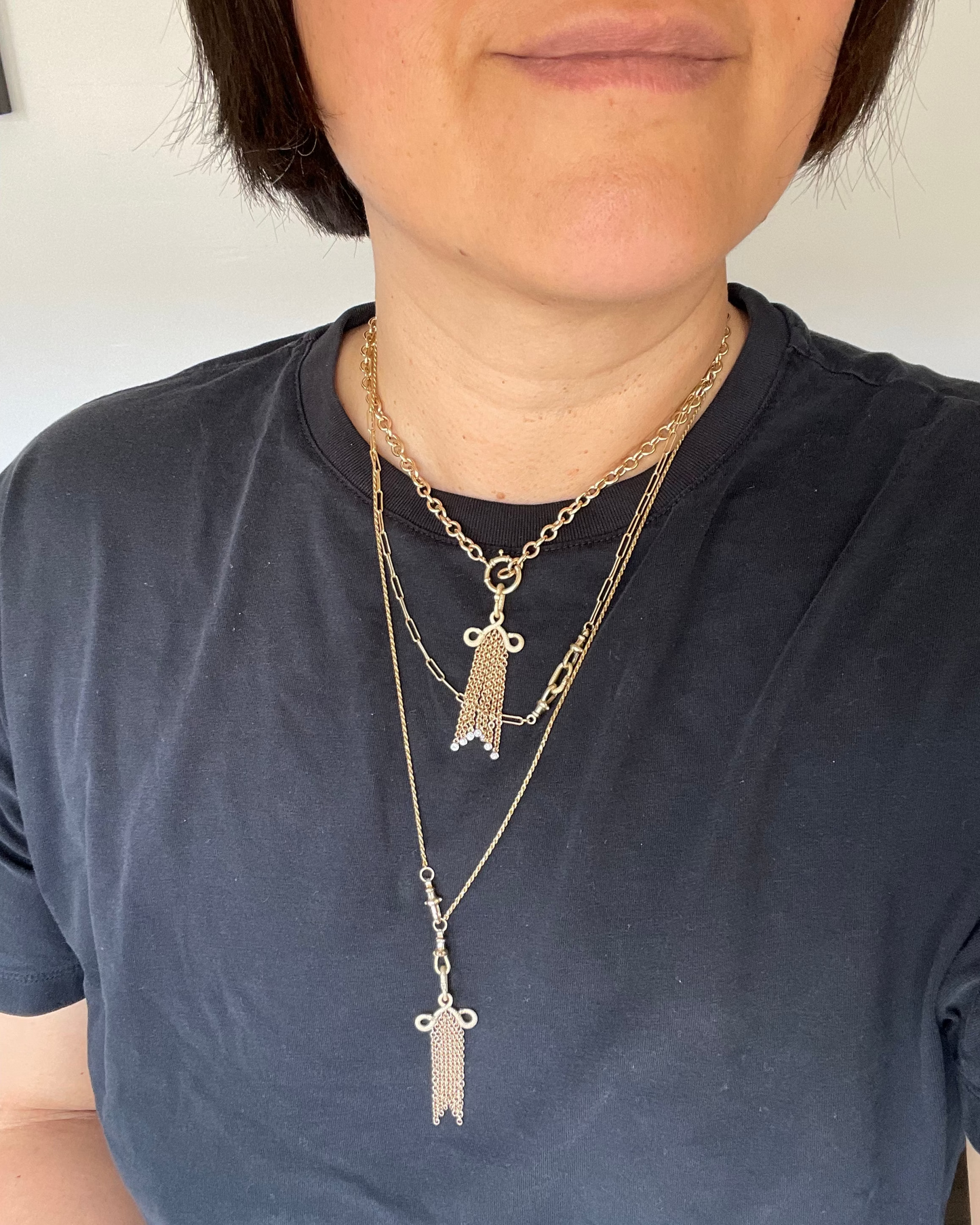 Sssnake Tasssel - 14k