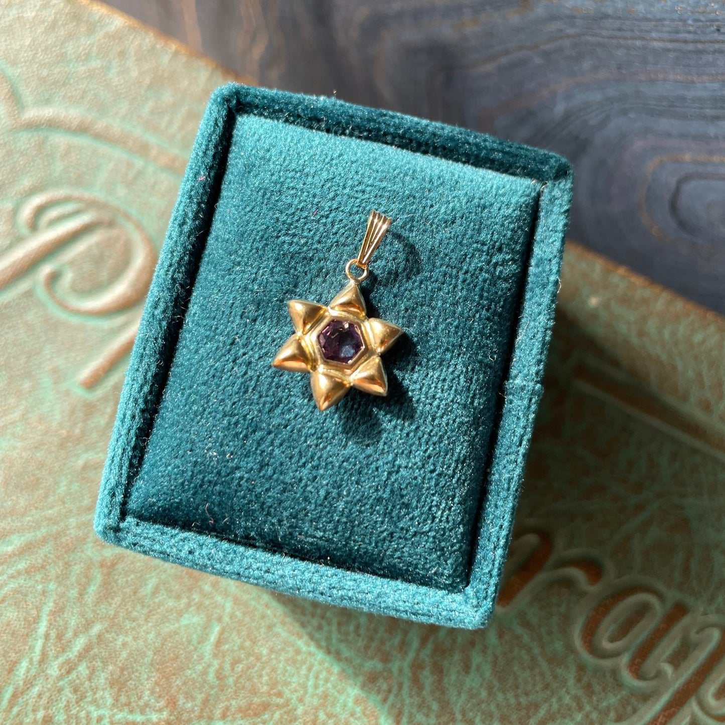 Star of David Amethyst - 14k