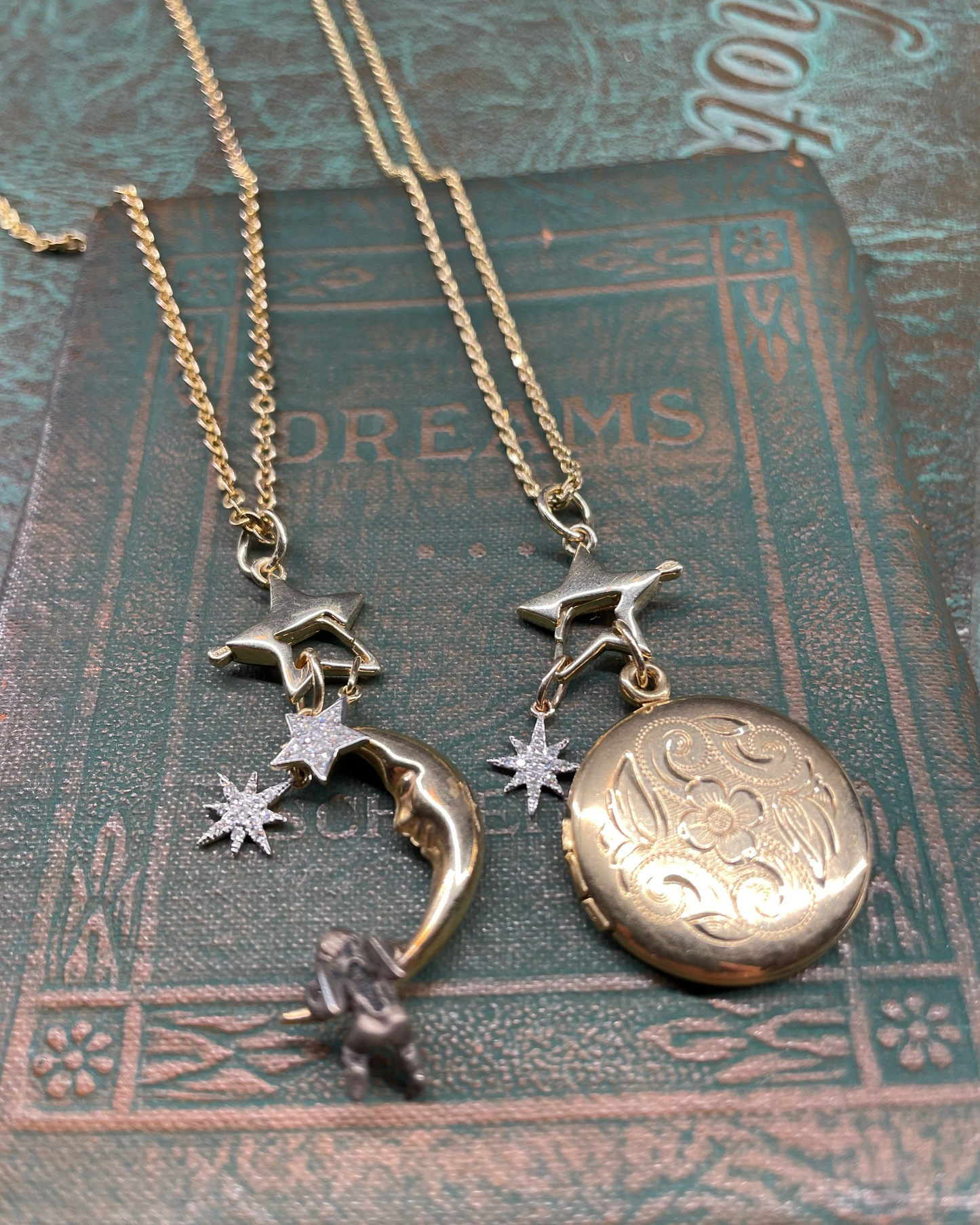 Star Clasp Charm - 14k