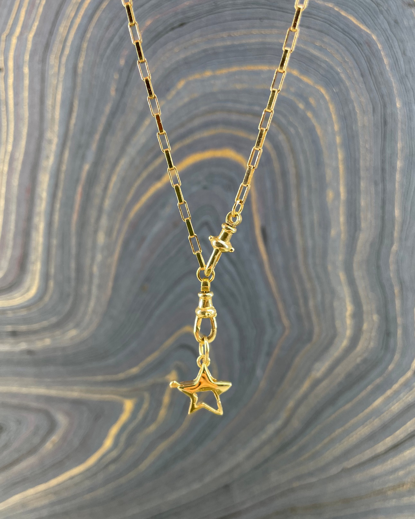 Star Clasp Charm - 14k