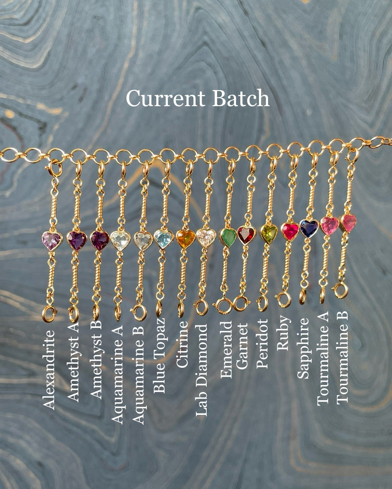 Twisted Heart Stringy - 14k