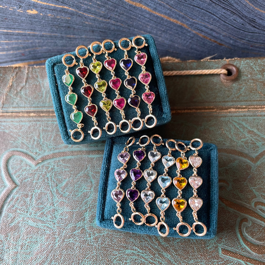 Triple Heart Stringy - 14k