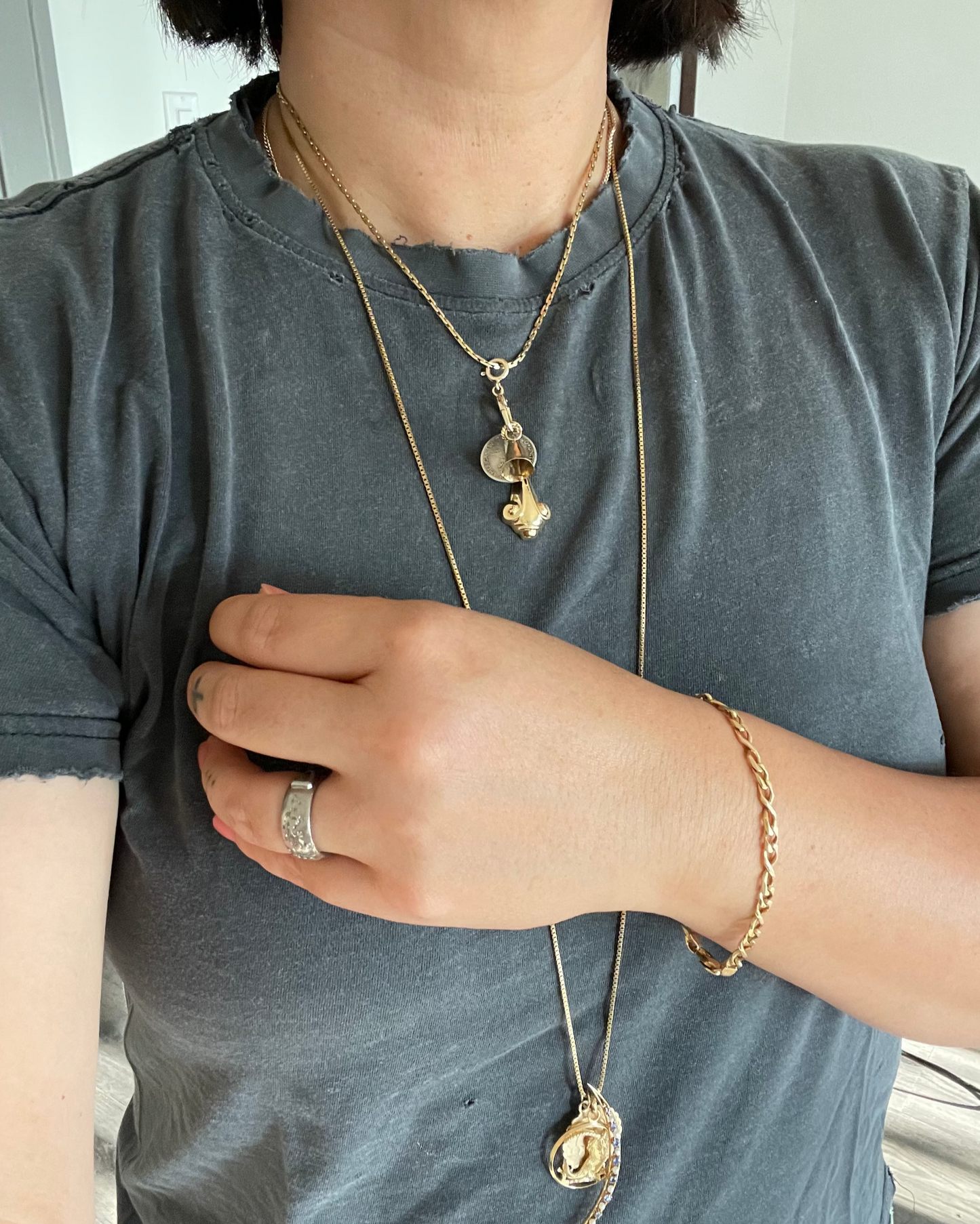 Infinity Curb Bracelet - 14k