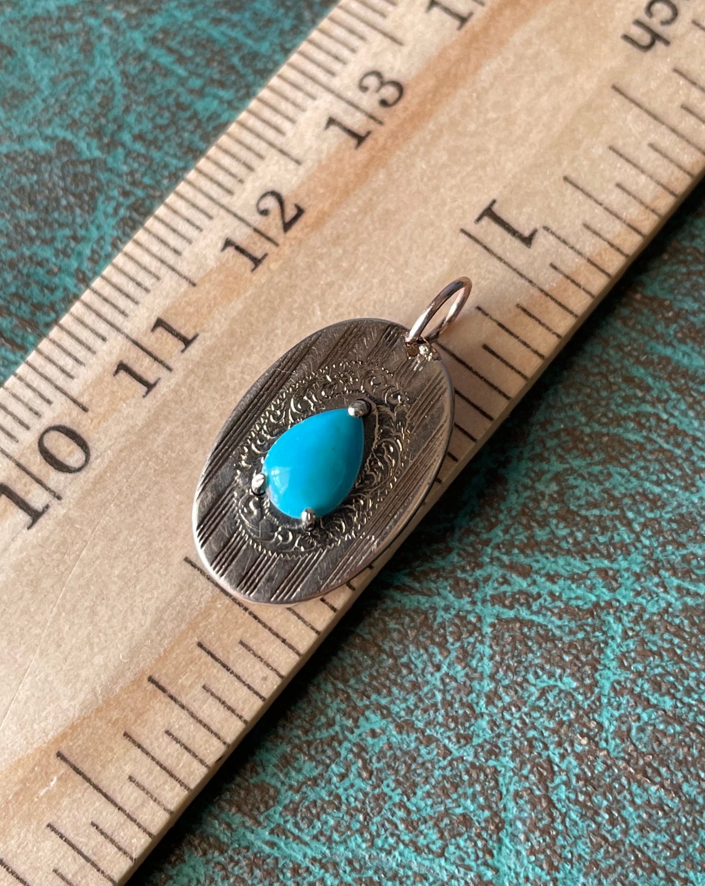 A Turquoise Tear - 7k & 14k