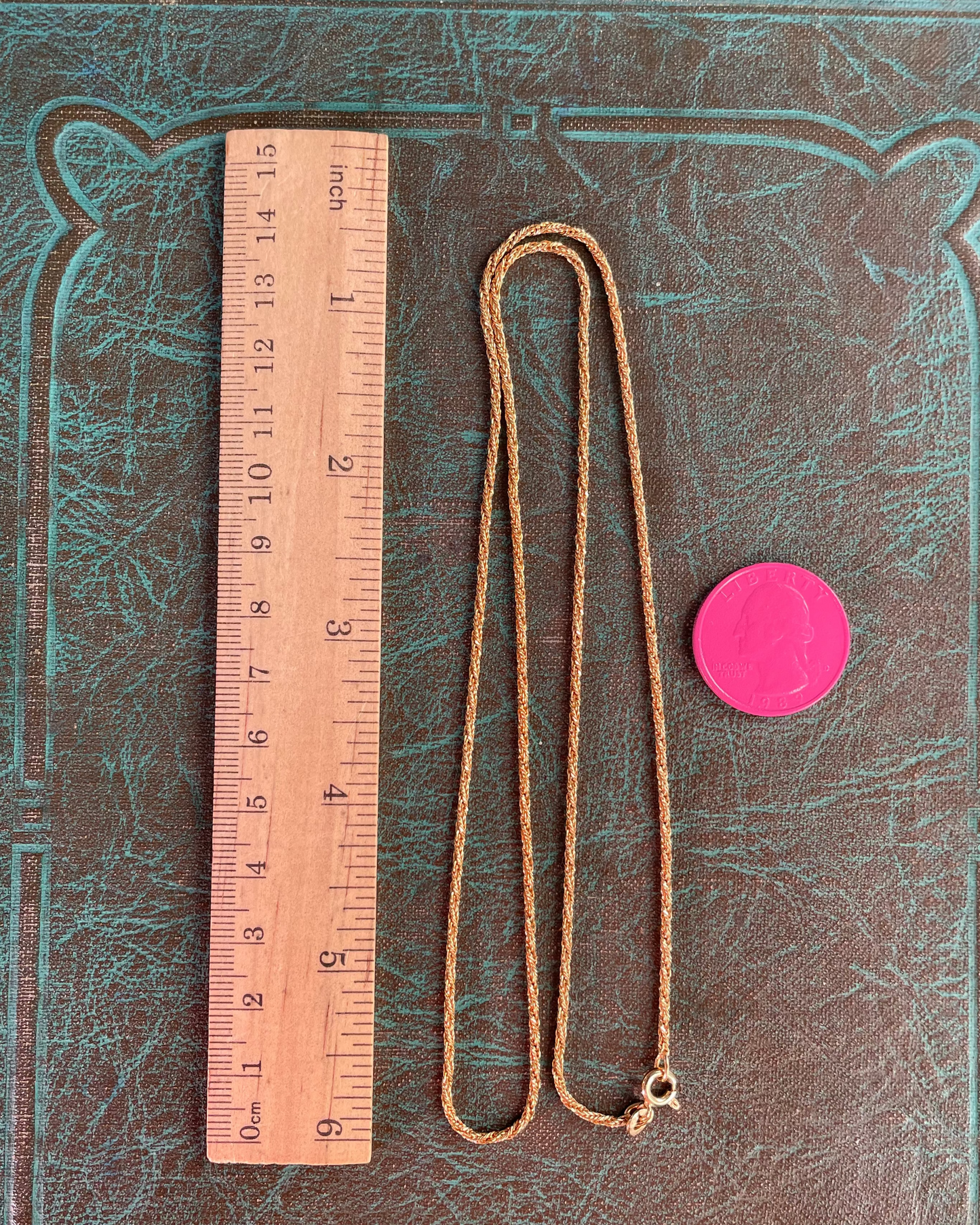 Twisted Wheat Chain - 14k