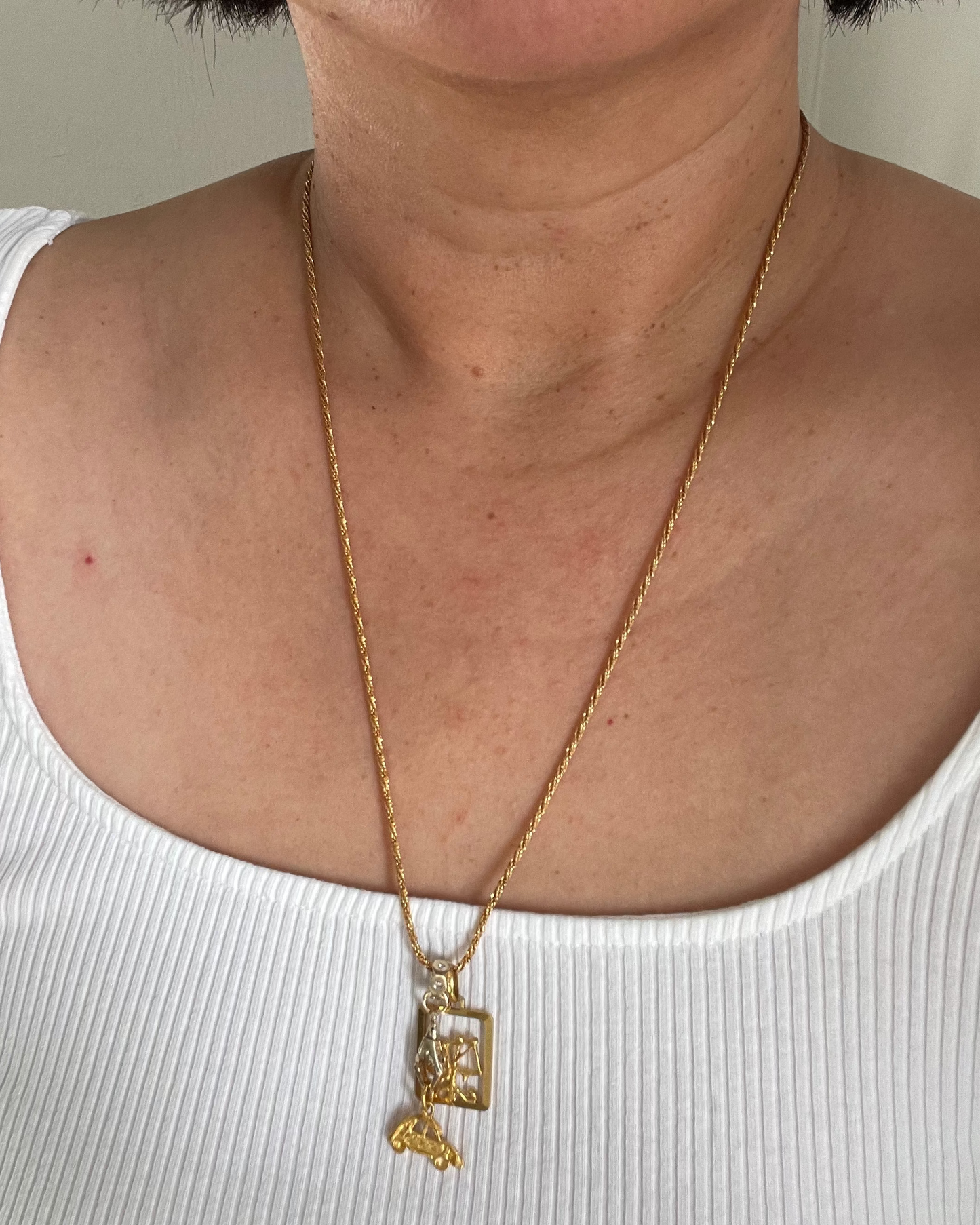 Twisted Wheat Chain - 14k